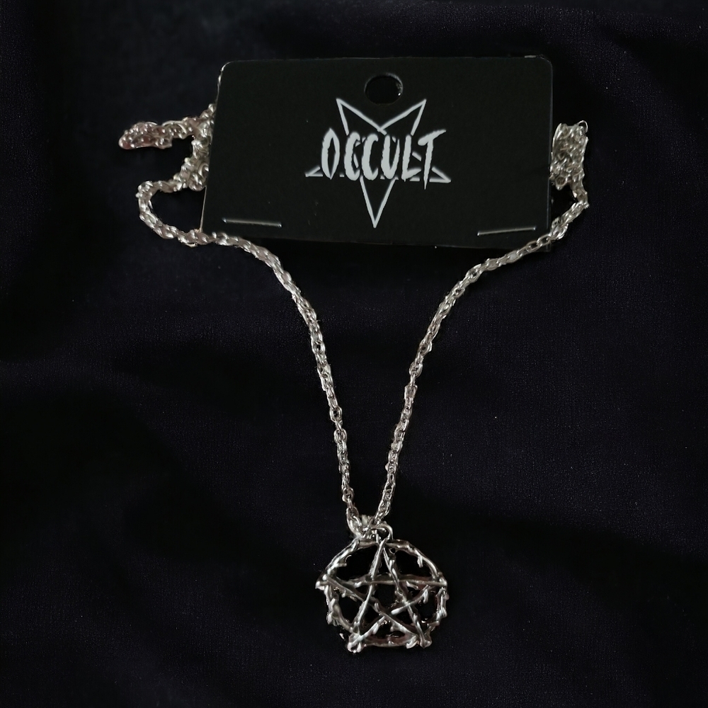 Wiccan Pentagram Necklace**MATCHING EARRINGS W PURCHASE